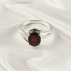 Mix Gemstone Ring in Solid 925 Sterling Silver, Colorful Stone Unique Design, Lightweight Fashion Jewelry, A6NP42