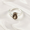 Mix Gemstone Ring in Solid 925 Sterling Silver, Colorful Stone Unique Design, Lightweight Fashion Jewelry, A6NP42