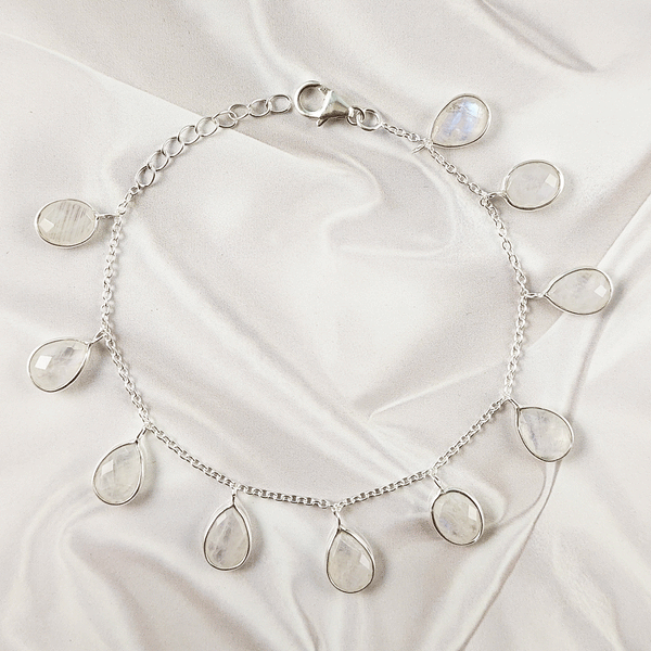 Multistone Bezel Light Weight Gemstone Bracelet | Handmade Wholesale Jewelry, A6NP43