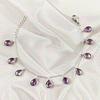 Multistone Bezel Light Weight Gemstone Bracelet | Handmade Wholesale Jewelry, A6NP43