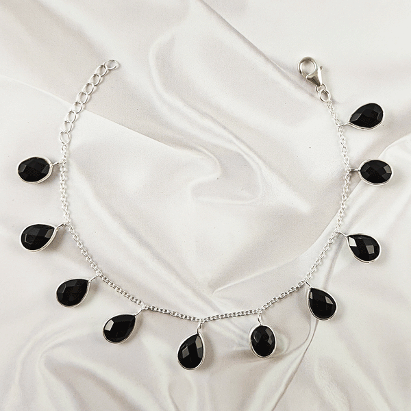Multistone Bezel Light Weight Gemstone Bracelet | Handmade Wholesale Jewelry, A6NP43