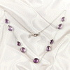 Multi stone Bezel Light Weight Gemstone Necklace | Handmade Wholesale Jewelry, A6NP44