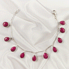 Multistone Bezel Light Weight Gemstone Bracelet | Handmade Wholesale Jewelry, A6NP43