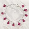Multistone Bezel Light Weight Gemstone Bracelet | Handmade Wholesale Jewelry, A6NP43