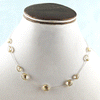 Multi stone Bezel Light Weight Gemstone Necklace | Handmade Wholesale Jewelry, A6NP44