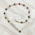 Multi stone Bezel Light Weight Gemstone Bracelet | Handmade Wholesale Jewelry, A6NP45