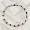 Multi stone Bezel Light Weight Gemstone Bracelet | Handmade Wholesale Jewelry, A6NP45