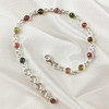 Multi stone Bezel Light Weight Gemstone Bracelet | Handmade Wholesale Jewelry, A6NP45