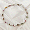 Multi stone Bezel Light Weight Gemstone Bracelet | Handmade Wholesale Jewelry, A6NP45