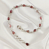 Multi stone Bezel Light Weight Gemstone Bracelet | Handmade Wholesale Jewelry, A6NP45
