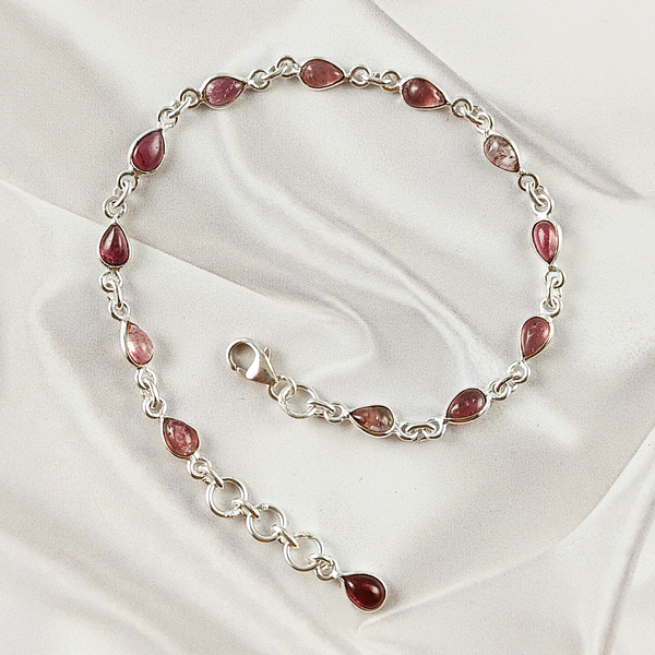 Multi stone Bezel Light Weight Gemstone Bracelet | Handmade Wholesale Jewelry, A6NP45