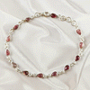 Multi stone Bezel Light Weight Gemstone Bracelet | Handmade Wholesale Jewelry, A6NP45