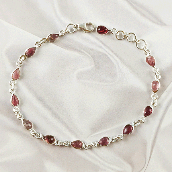 Multi stone Bezel Light Weight Gemstone Bracelet | Handmade Wholesale Jewelry, A6NP45