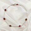 Multi stone Tourmaline Bezel Light Weight Gemstone Bracelet |Wholesale Jewelry, A6NP46