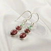 Multi Stone Tourmaline Bezel Light Weight Gemstone Earrings | Handmade Wholesale Jewelry, A6NP48