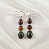 Multi Stone Tourmaline Bezel Light Weight Gemstone Earrings | Handmade Wholesale Jewelry, A6NP48