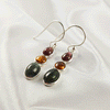 Multi Stone Tourmaline Bezel Light Weight Gemstone Earrings | Handmade Wholesale Jewelry, A6NP48