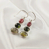 Multi Stone Tourmaline Bezel Light Weight Gemstone Earrings | Handmade Wholesale Jewelry, A6NP48