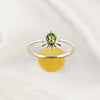 Multi Stone Natural Gemstone Casting Ring | 925 Sterling Silver Handmade Jewelry, A6NP51