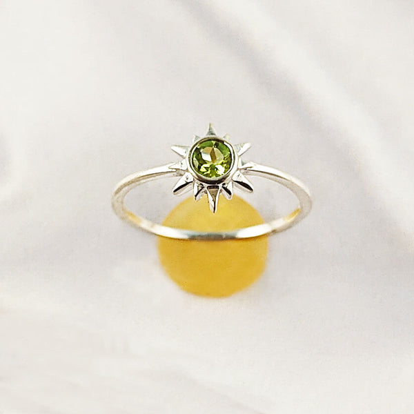 Multi Stone Natural Gemstone Casting Ring | 925 Sterling Silver Handmade Jewelry, A6NP51