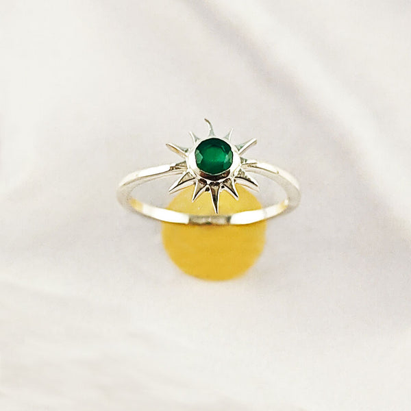 Multi Stone Natural Gemstone Casting Ring | 925 Sterling Silver Handmade Jewelry, A6NP51