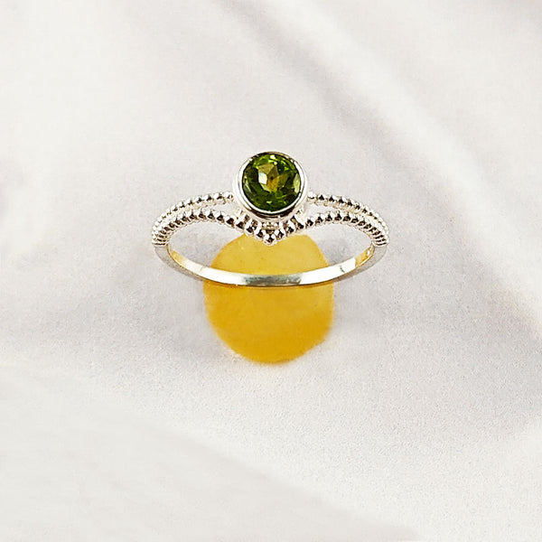 Multi Gemstone Ring in Solid 925 Sterling Silver, Colorful Natural Stone Ring, Unique Statement Jewelry, Lightweight Ring, A6NP53