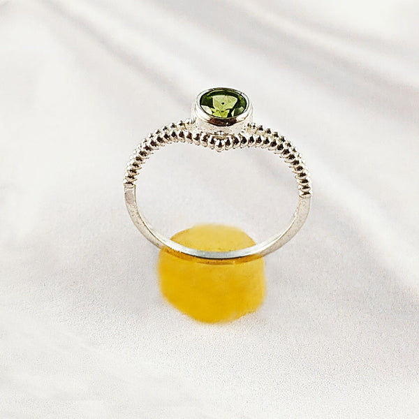 Multi Gemstone Ring in Solid 925 Sterling Silver, Colorful Natural Stone Ring, Unique Statement Jewelry, Lightweight Ring, A6NP53