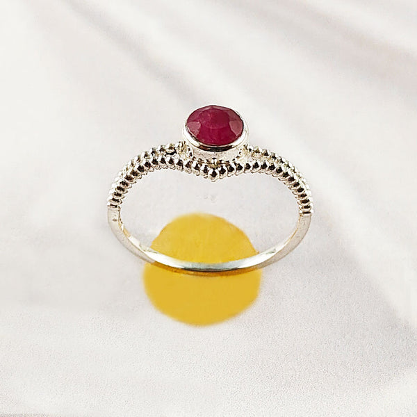 Multi Gemstone Ring in Solid 925 Sterling Silver, Colorful Natural Stone Ring, Unique Statement Jewelry, Lightweight Ring, A6NP53