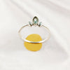 Multi Gemstone Ring in Solid 925 Sterling Silver, Vibrant Stone Unique Design, Lightweight Fashion Jewelry, A6NP54