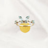 Mixed Gemstone Ring in Solid 925 Sterling Silver, Unique Stone Combination, Lightweight Fashion Jewelry, A6NP56