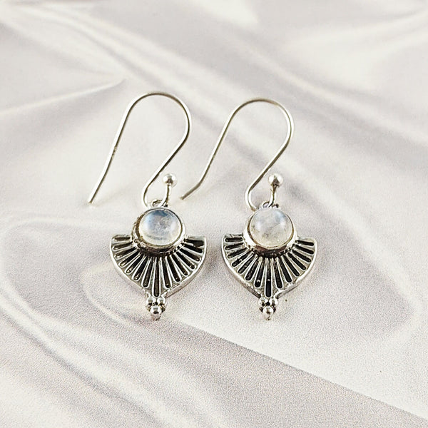 Multi Gemstone Earrings in Solid 925 Sterling Silver, Colorful Stone Contemporary Design, Lightweight Handmade Jewelry, A6DP60