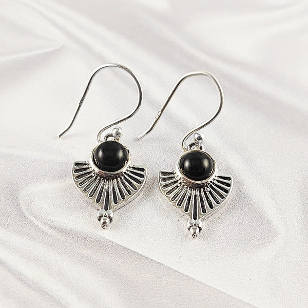 Multi Gemstone Earrings in Solid 925 Sterling Silver, Colorful Stone Contemporary Design, Lightweight Handmade Jewelry, A6DP60