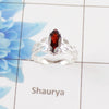 7 Stone Gemstone Ring | Sterling Silver Multi Stone Ring | Casting Jewelry