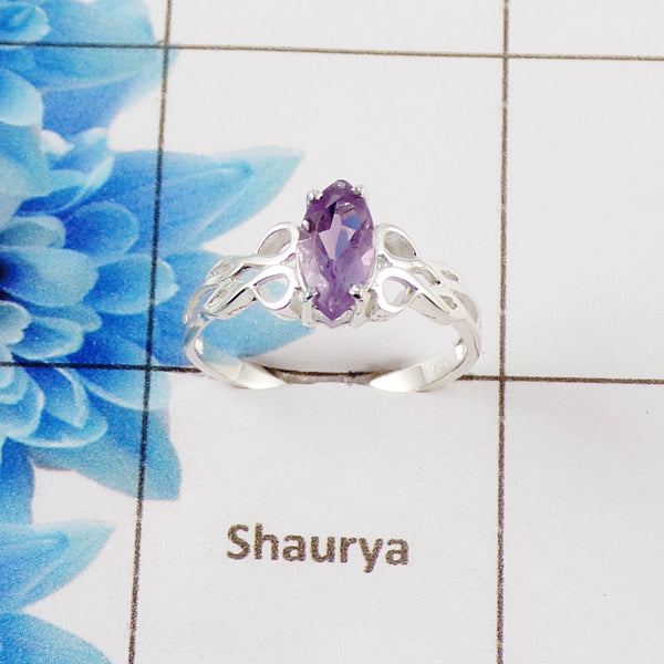 7 Stone Gemstone Ring | Sterling Silver Multi Stone Ring | Casting Jewelry