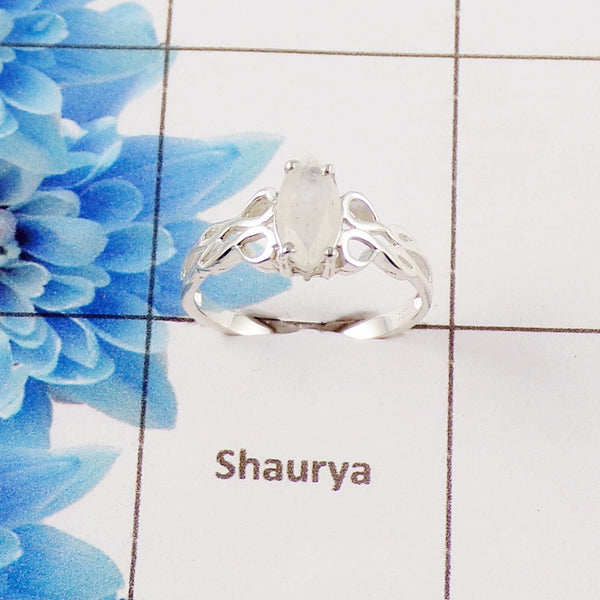 7 Stone Gemstone Ring | Sterling Silver Multi Stone Ring | Casting Jewelry