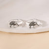Oxidised Elephant Toe Ring